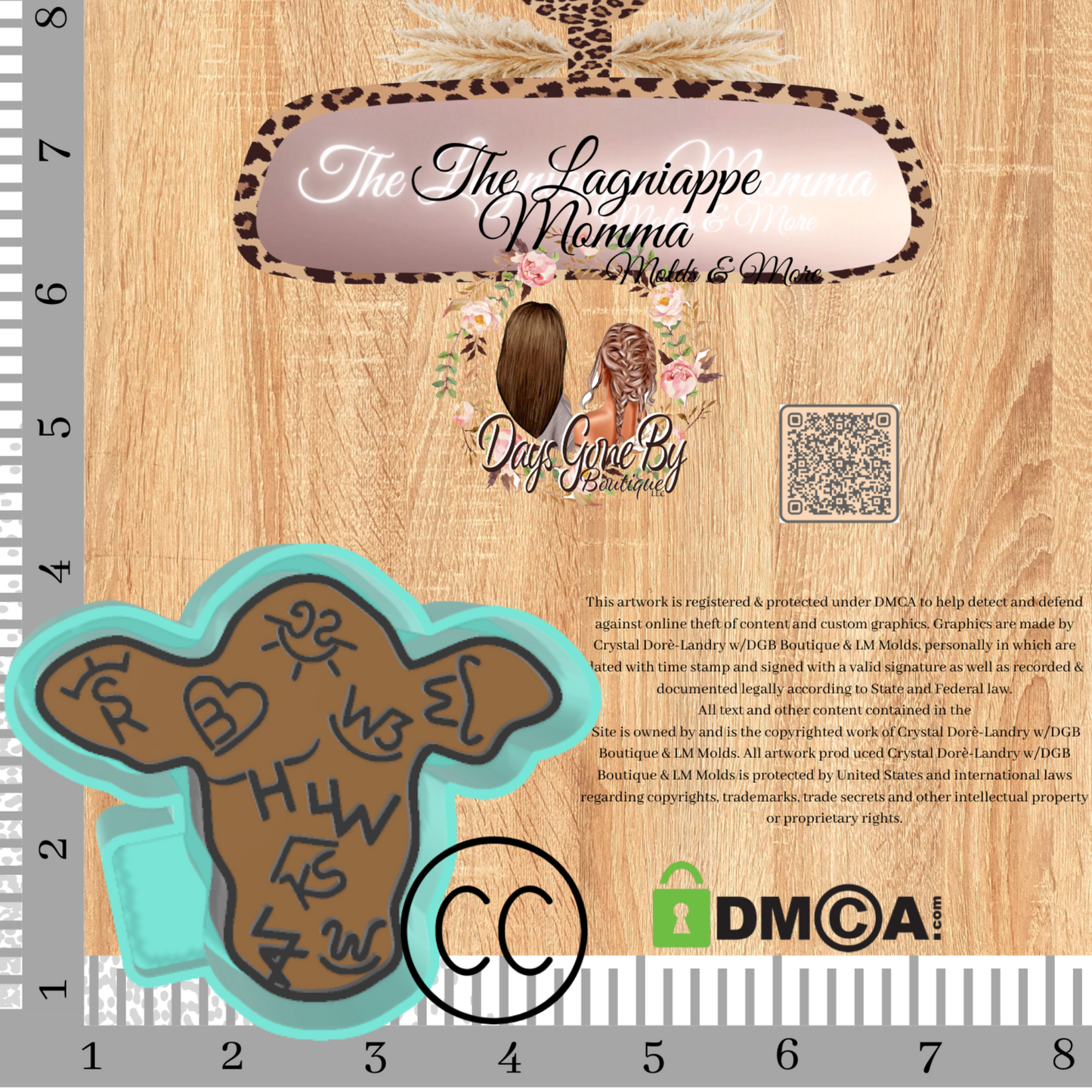Branded Cattle Head