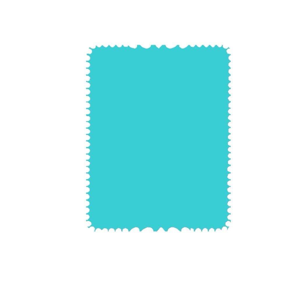 Portrait Style Turquoise Frame©️