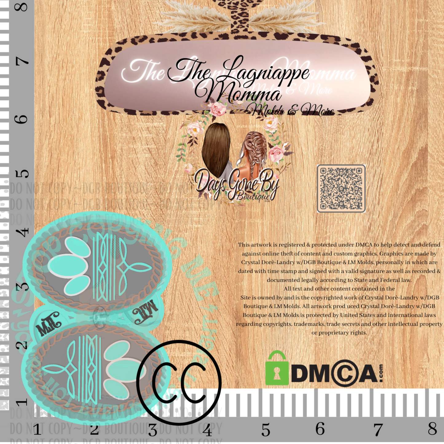 Oval Boot Stitch Concho Pixie Set