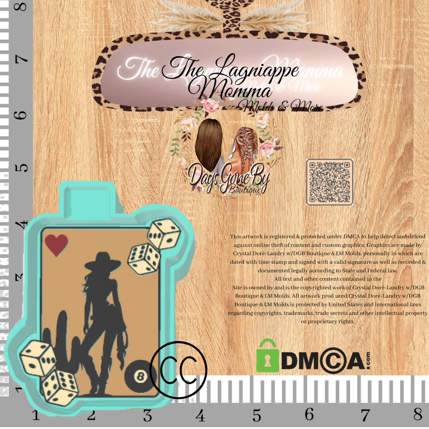 Punchy Cowgirl Playing Card