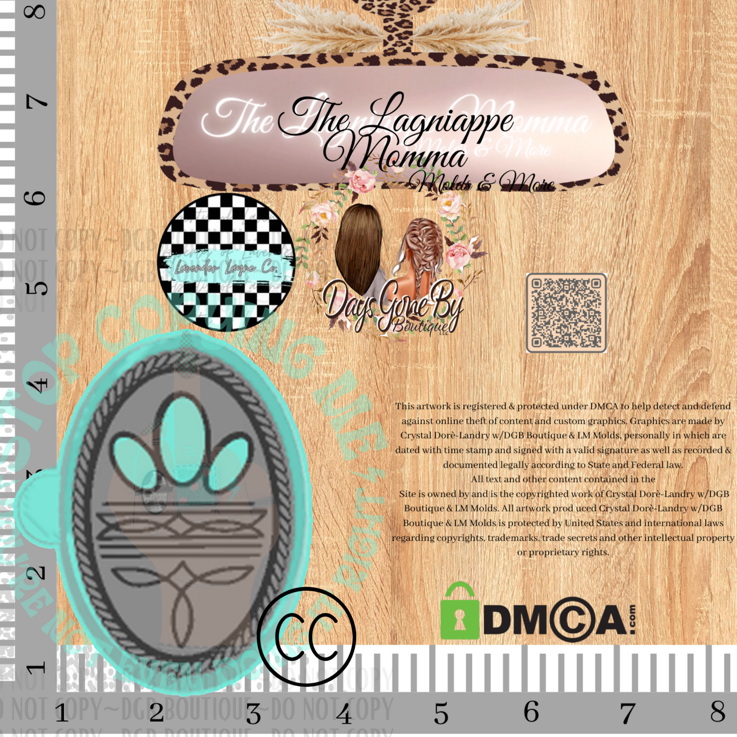 Oval Boot Stitch Western Concho