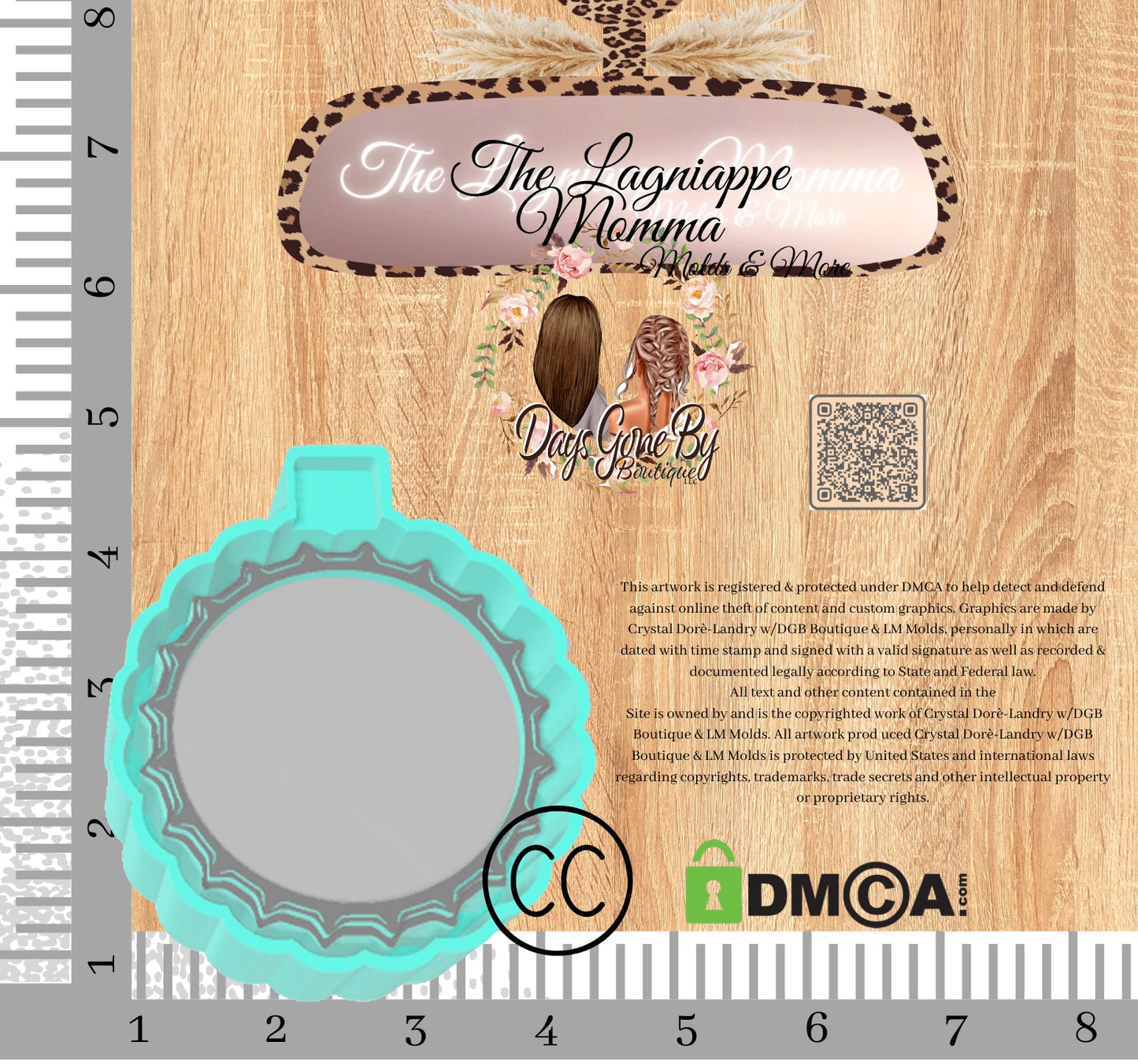 Bottle Cap For 3” Round Cardstock