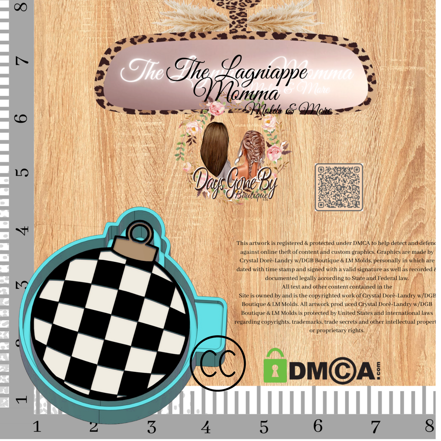 Checkered Ornament