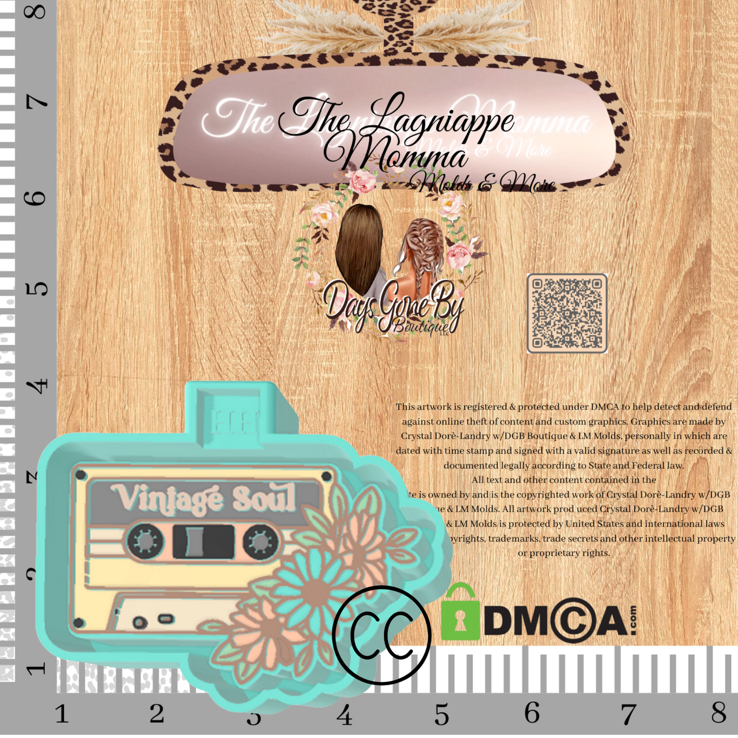 Vintage Soul Floral Cassette