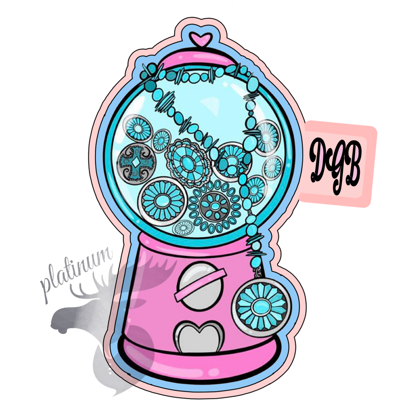 LM & Moose Bubblegum Concho Machine ©️