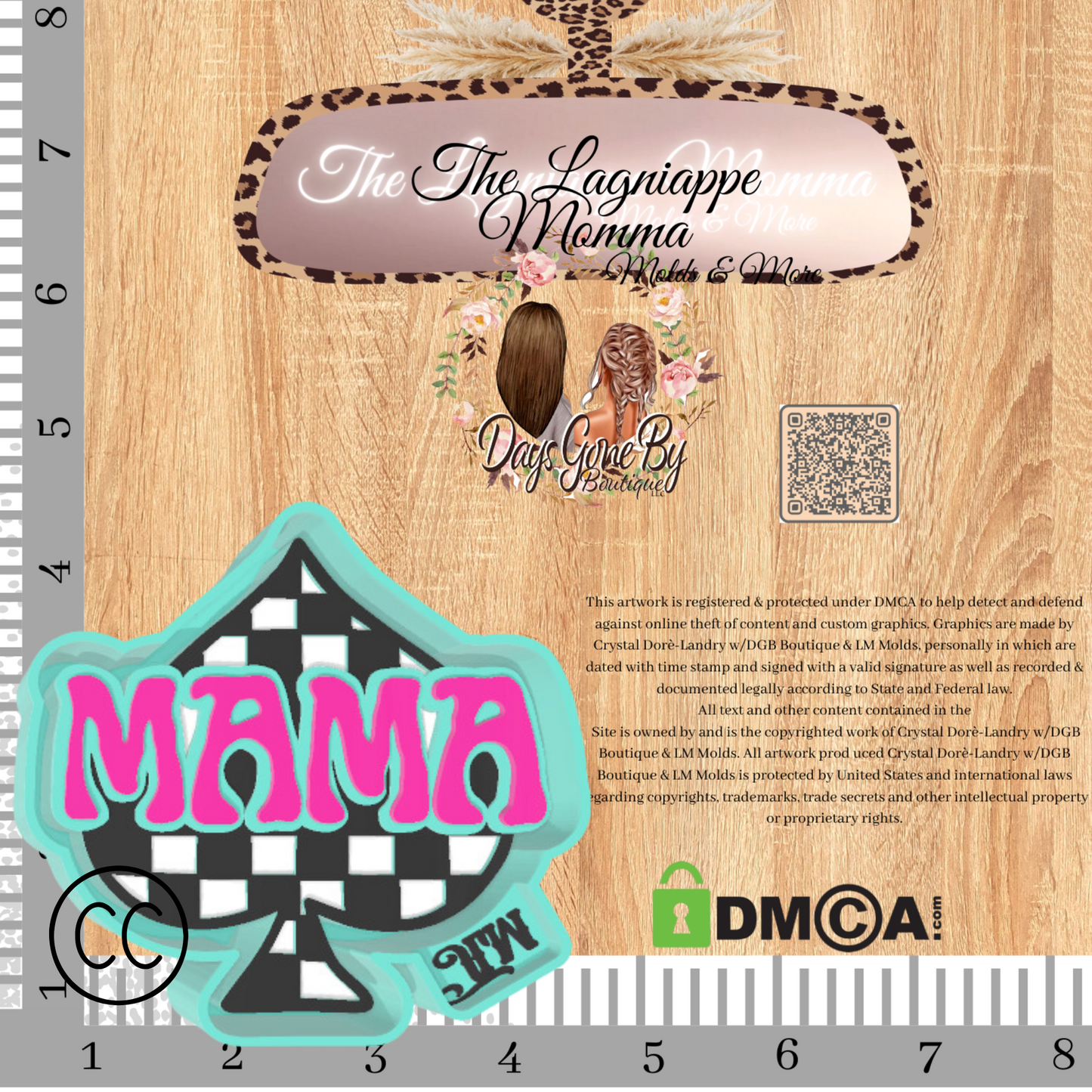 Mama Checkered Spade