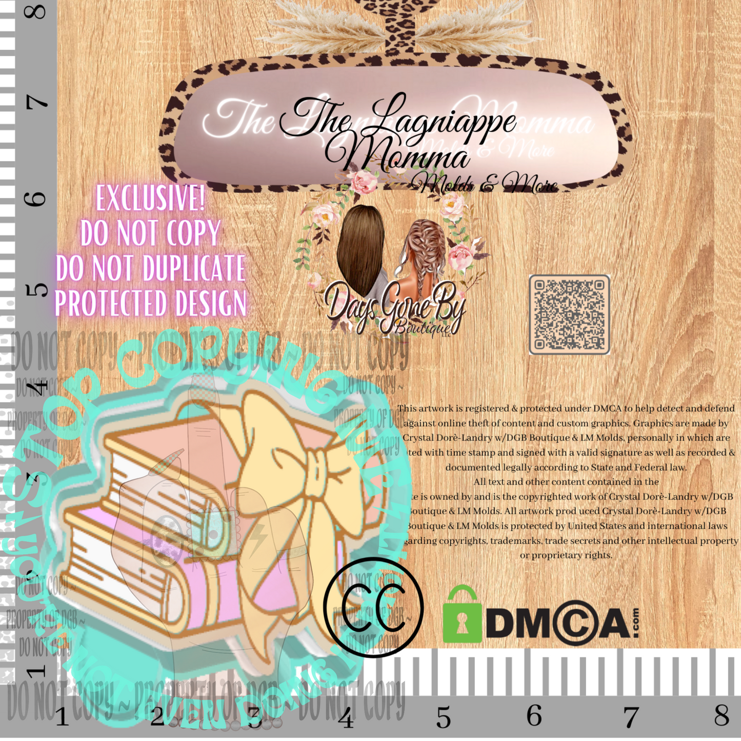 LL coquette Bow & Books
