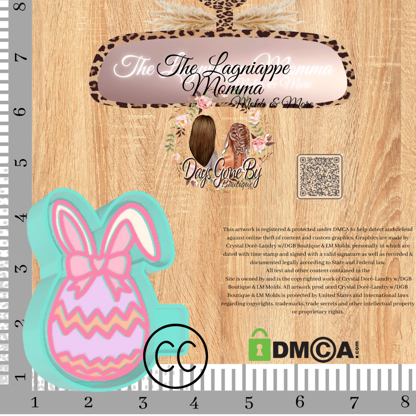 Chevron Coquette Easter Egg
