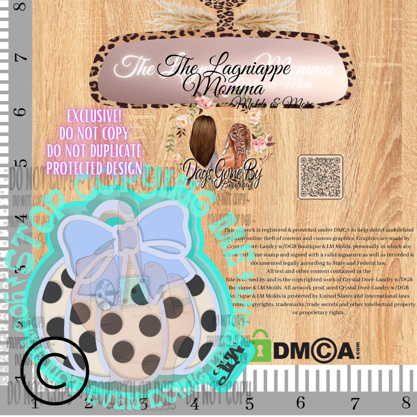 Polka Dot Coquette Pumpkin