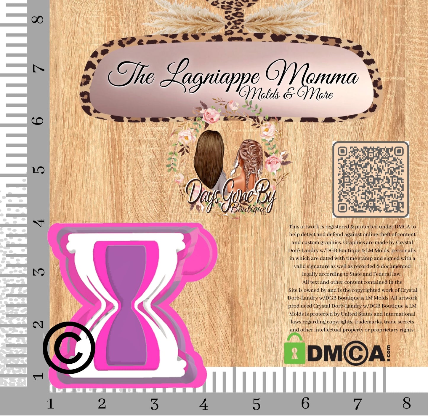 LM Hourglass Shaker and/or Cardstock Mold ©️
