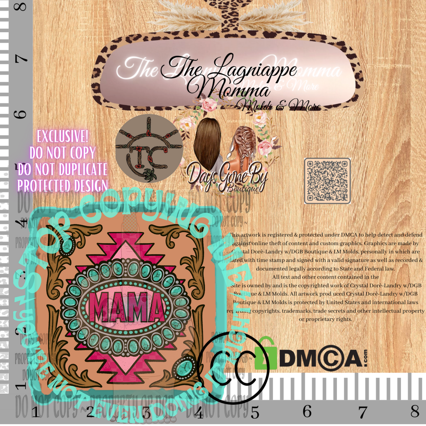 TC Western Aztec Turquoise Mama