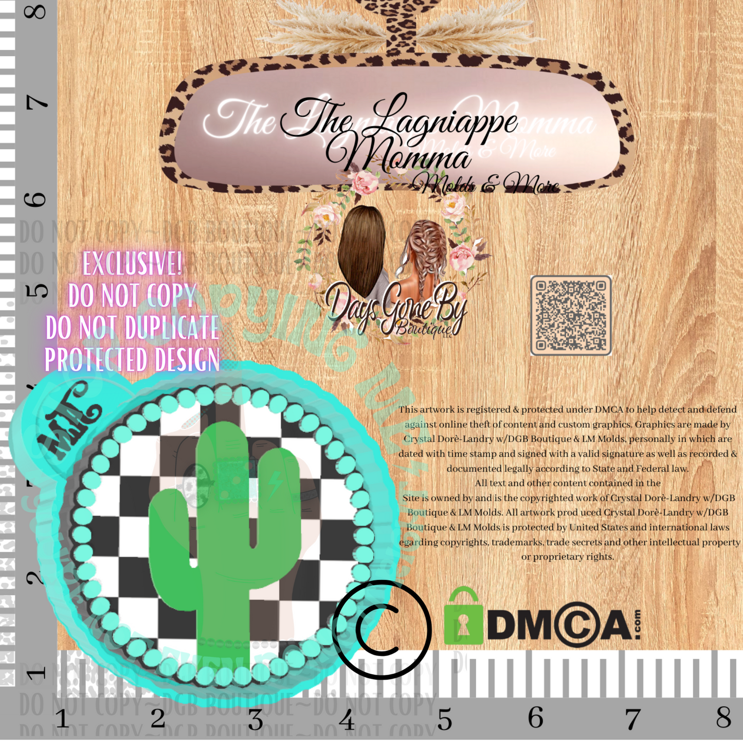 LM Checkered Cactus Round©️