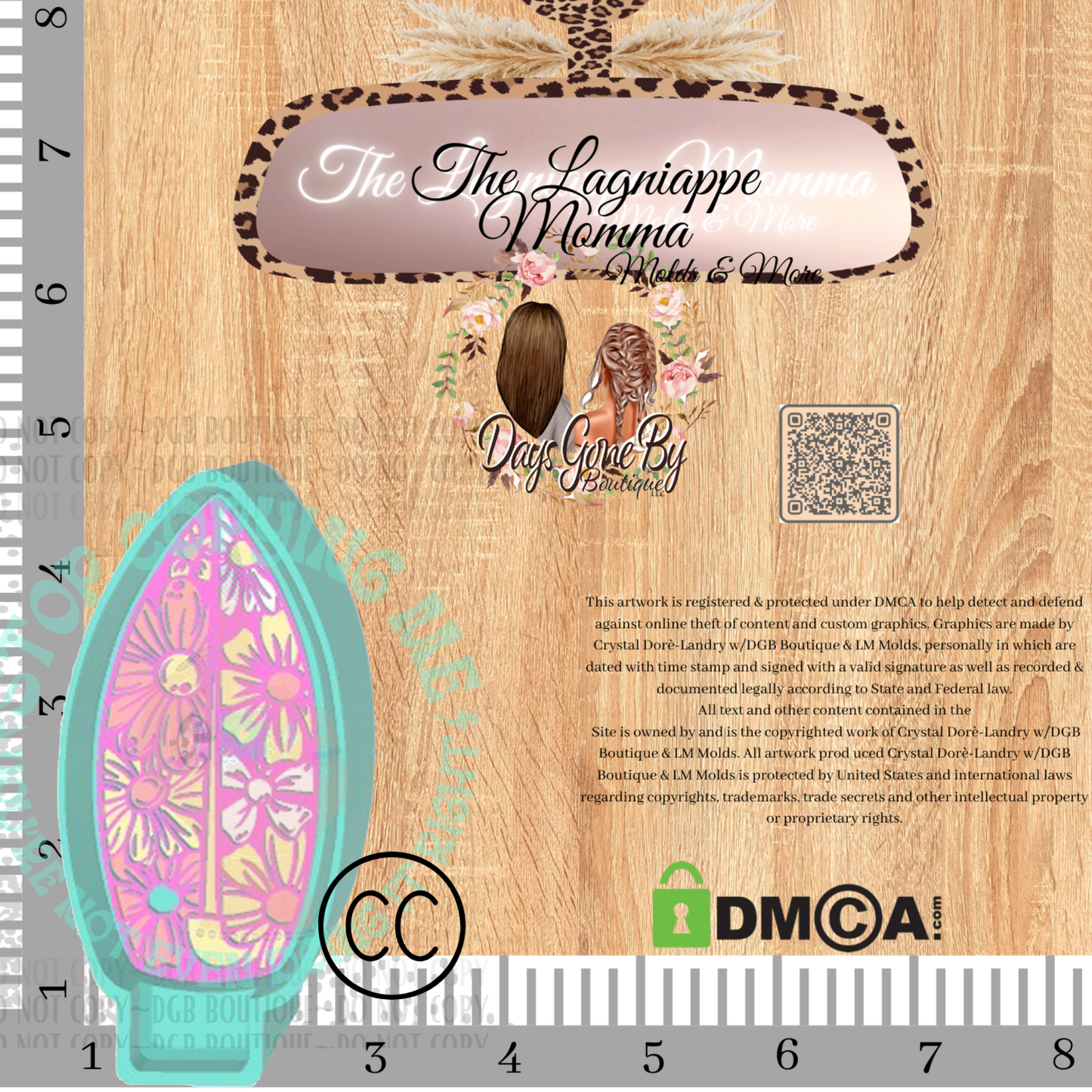 Vibrant Floral Surfboard