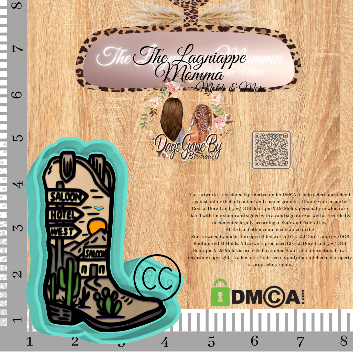 Western Saloon Cowboy Boots