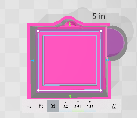 LM Square Shaker and/or Cardstock Mold