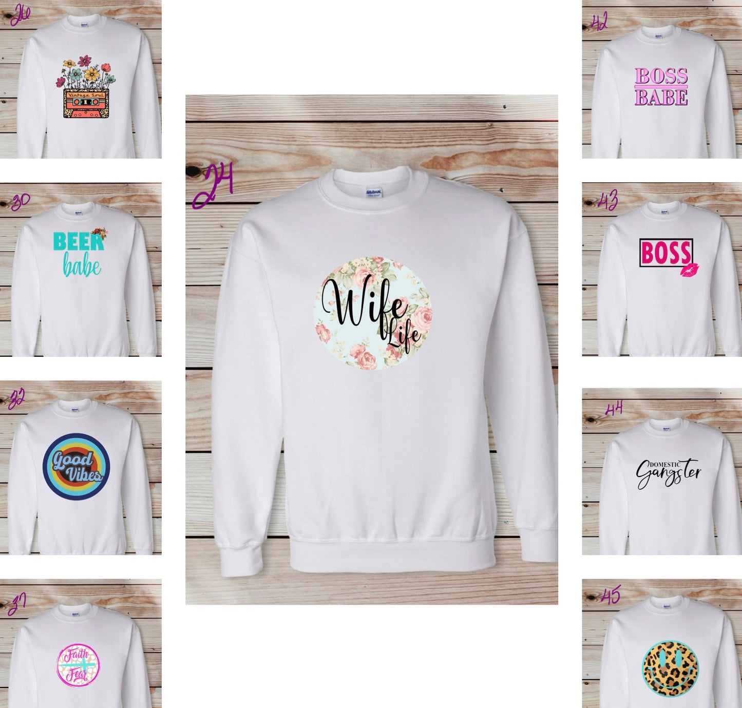 Custom Ladies Sweatshirts