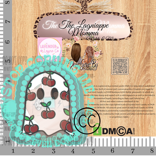LL Turquoise Cherry Ghost