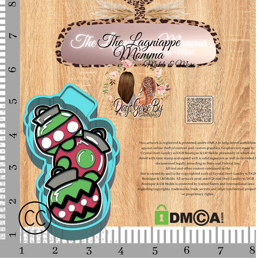 Stacking Cutsie Party Ornaments
