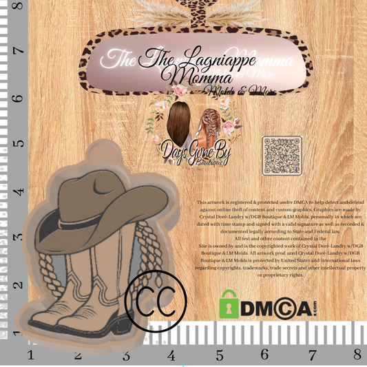 Western Hat, Rope & Boots