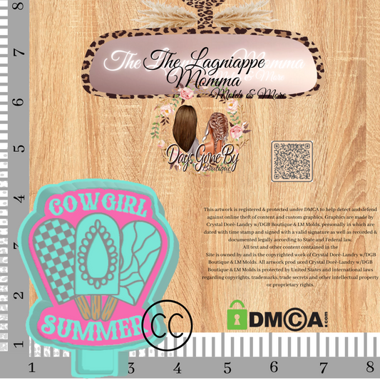 Cowgirl Summer Turquoise Popsicles