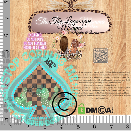 LM Checkered Cactus Spade