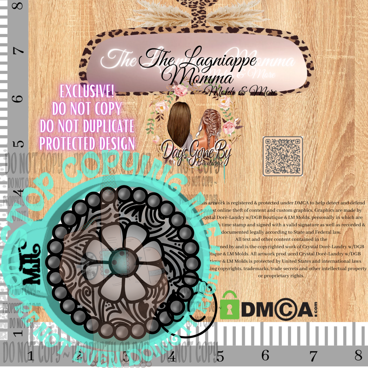 DB Rustic Daisy Round Jewel-Commercial License Obtained