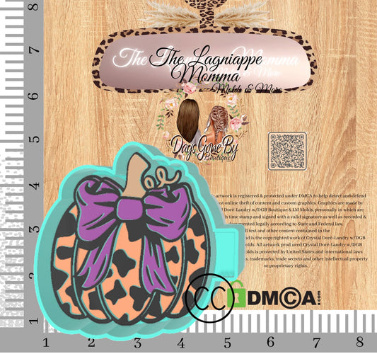 Cowprint Pumpkin w/A Bow