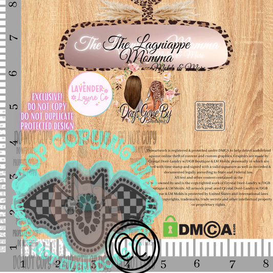 LL Checkered Turquoise Bat