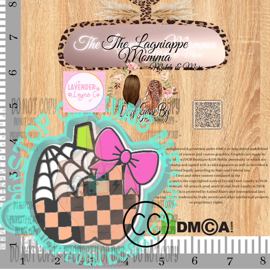 LL Whimsy Coquette Spiderweb Pumpkin