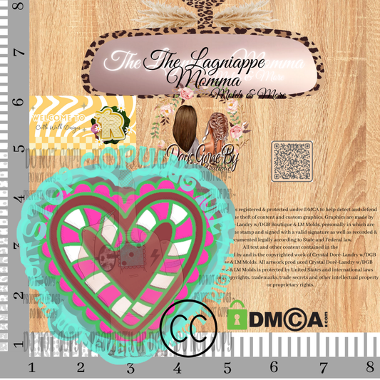 CW Candy Cane Heart