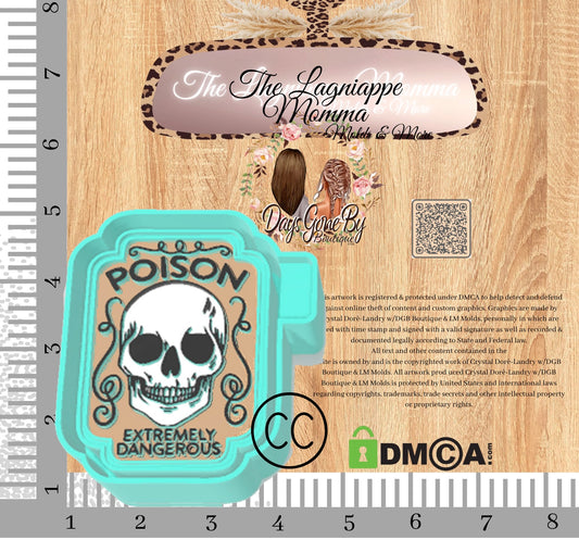 Poison Skelly Fancy Card