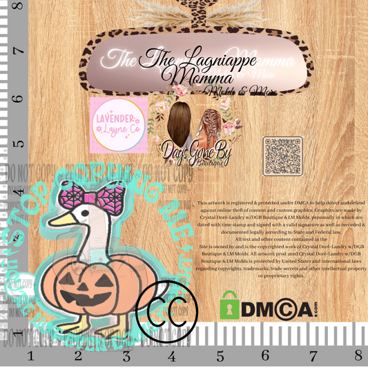 LLCoquette Goose Cutie In A Pumpkin
