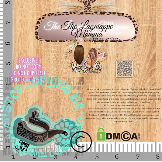 LM Turquoise Tooled Spurs