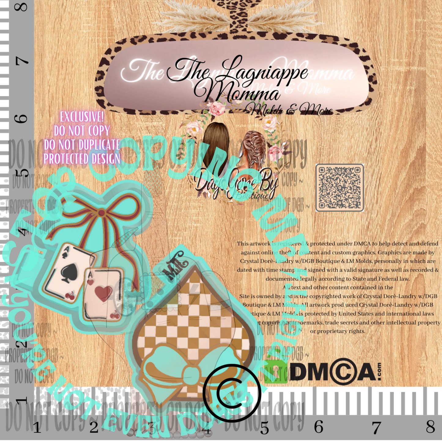 Cherry Playing Cards & Checkered Coquette Spade Pixies