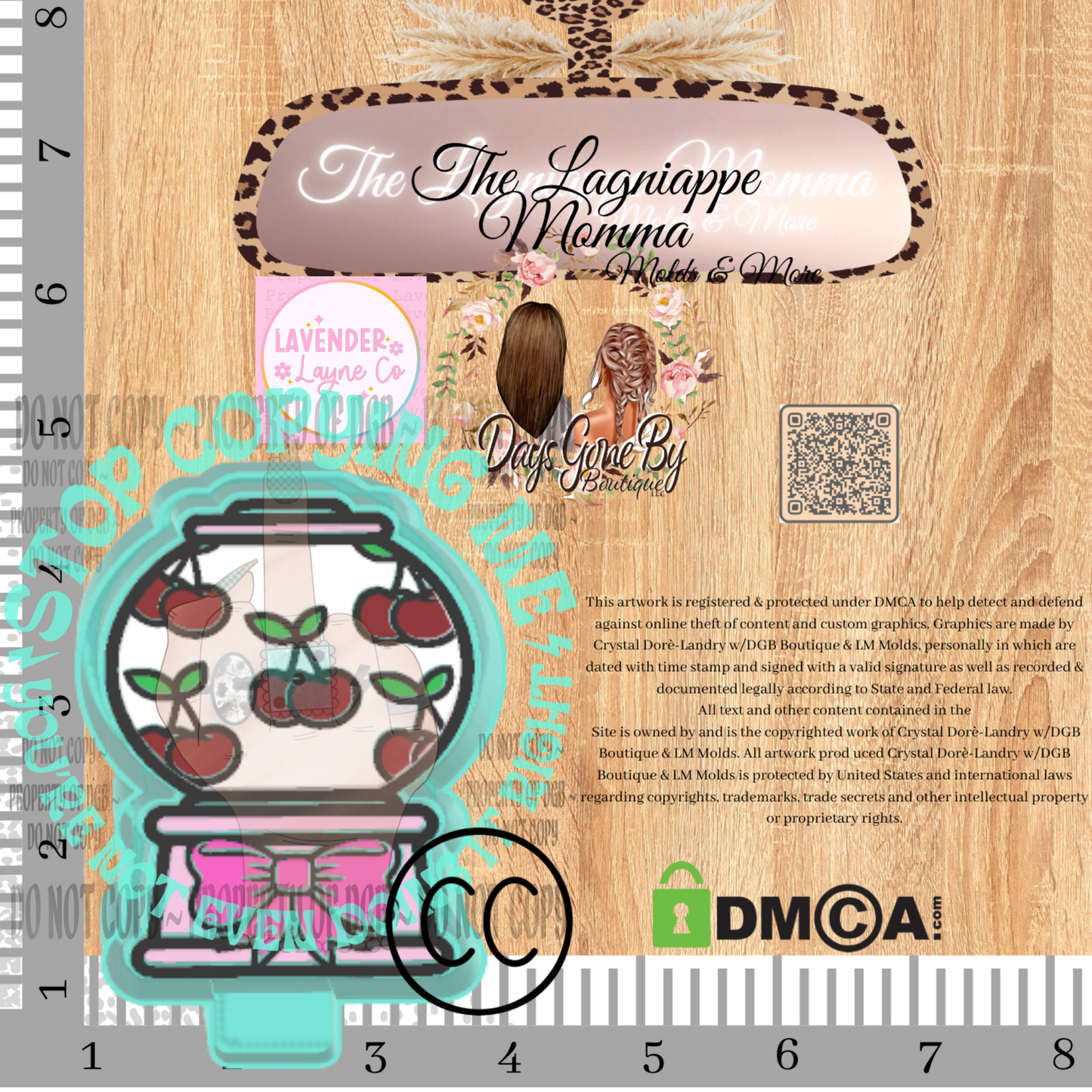LL Cherry Gum Ball Machine