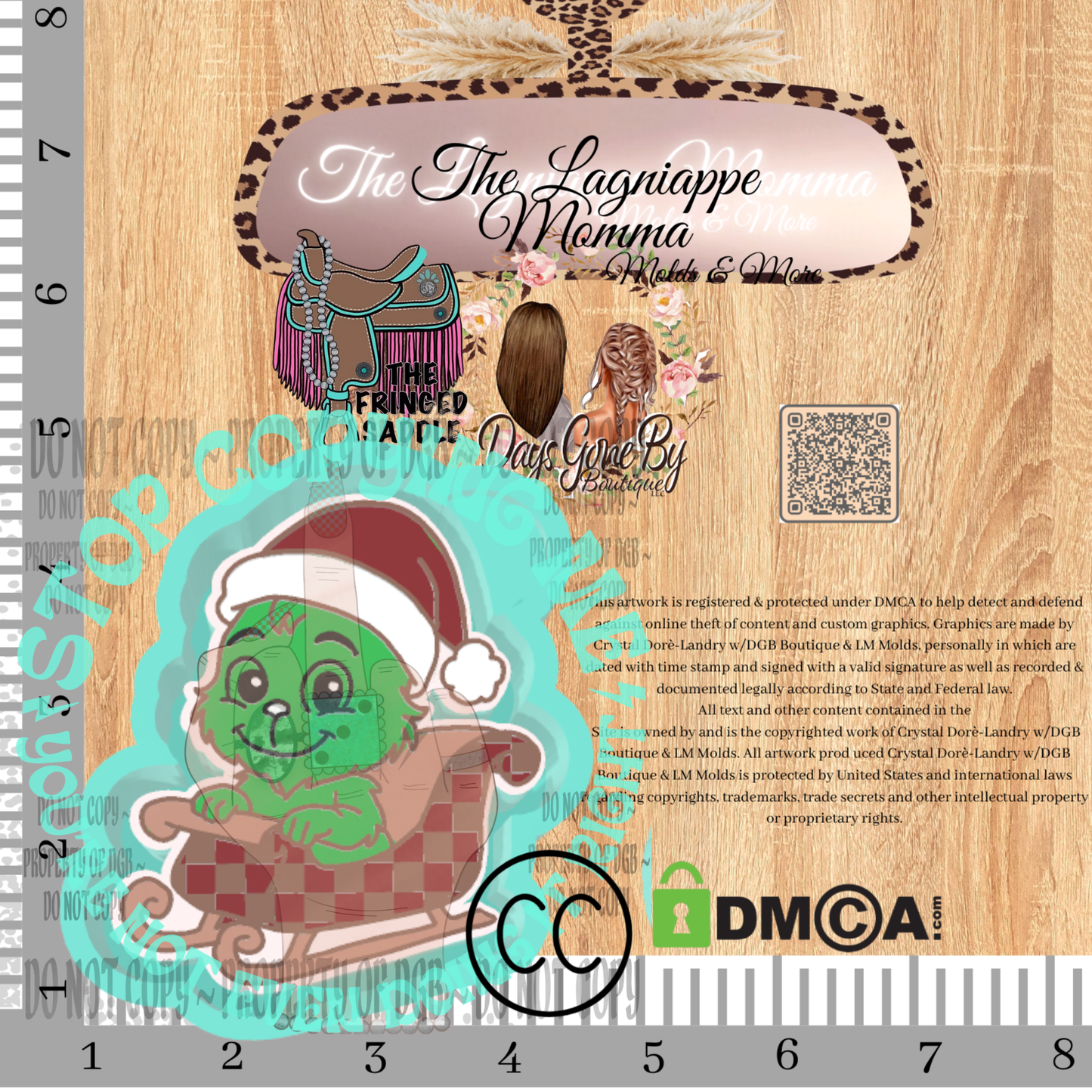 TFS Green Cutie In Plaid Sleigh