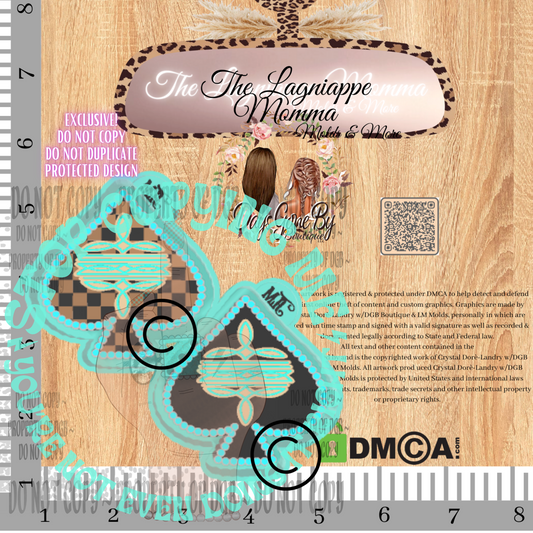LM Turquoise Spade Pixies