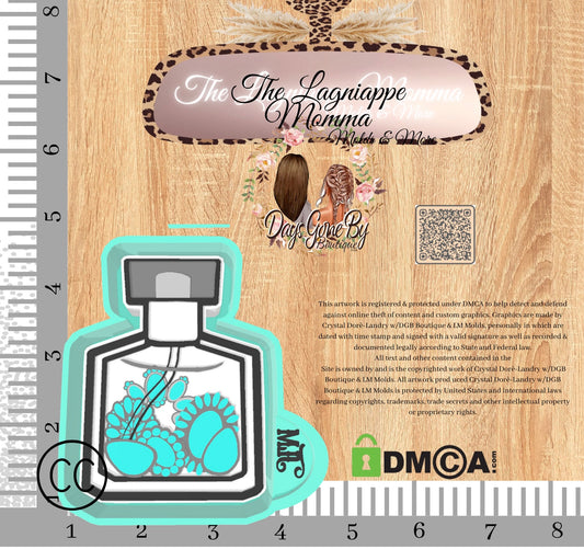 Turquoise Perfume Bottle