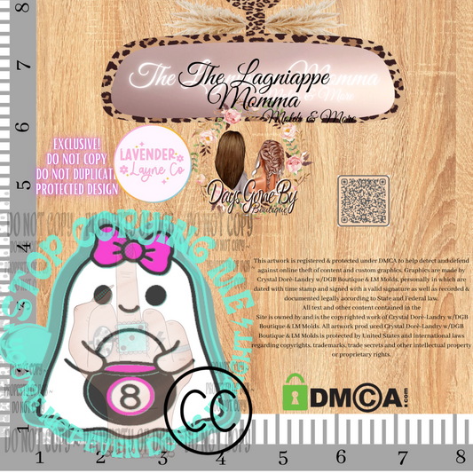 LL 8 Ball Candy Bucket Ghost Cutie