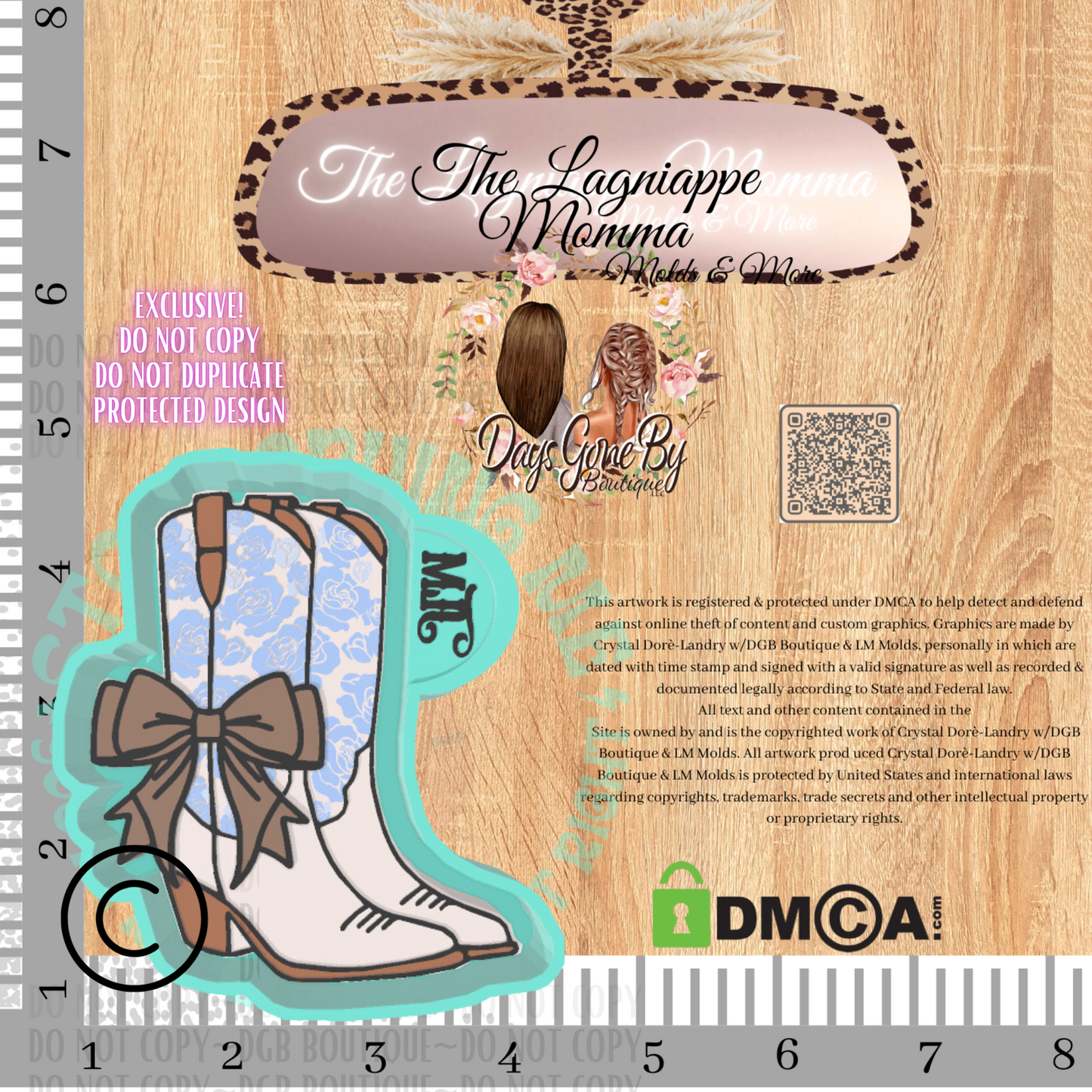 LM Country Floral Coquette Boots©️