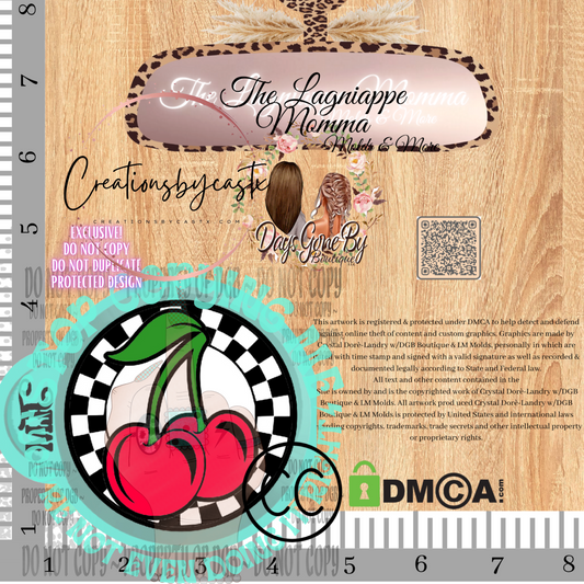 CX Checkered Cherry Round