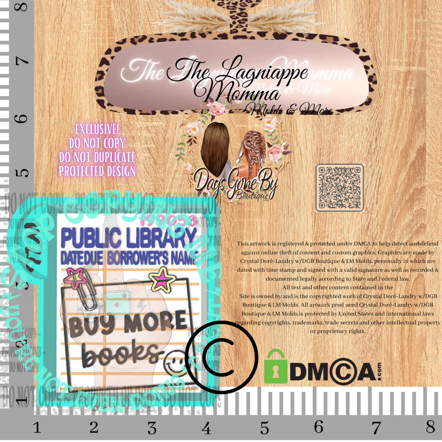 Buy More Books Library Card