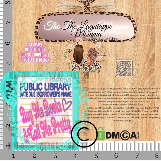 LM Buy Me Books Library Card