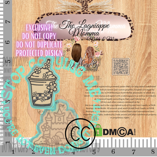 Floral Iced Drink & Sandcastle Pixie Set