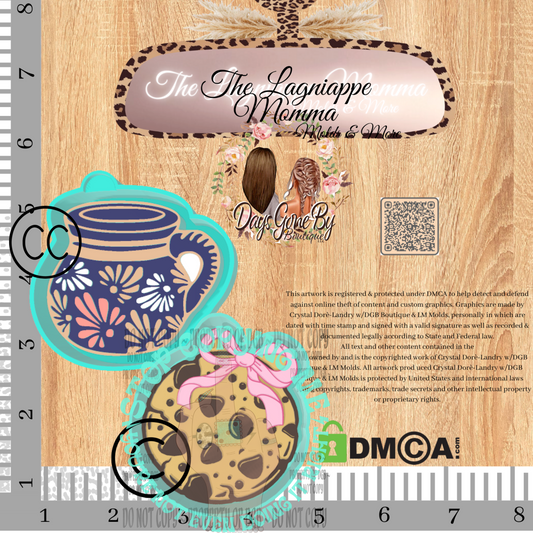 Talavera Pottery Mug & Coquette Cookie Pixie Set