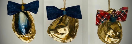 Embellished Oyster Ornaments