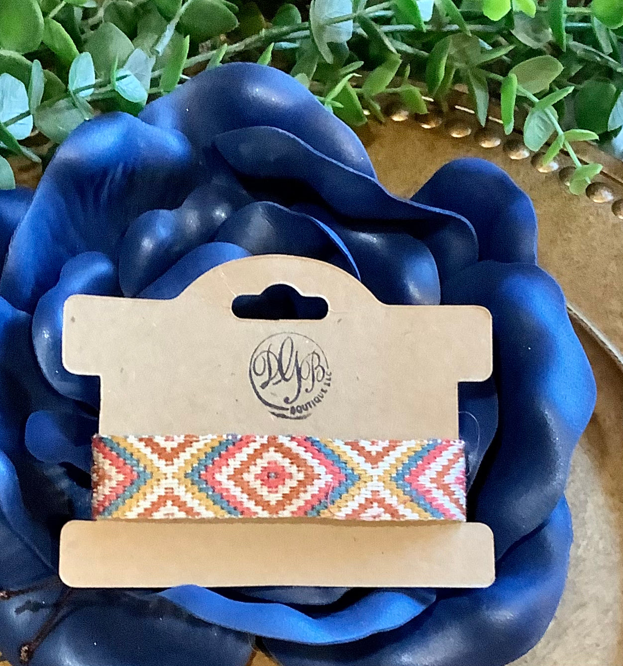 Aztec-Bohemian Embroidery Handmade Lavender, Letter Woven Tassel, Adjustable Rope Braided FashionBracelet