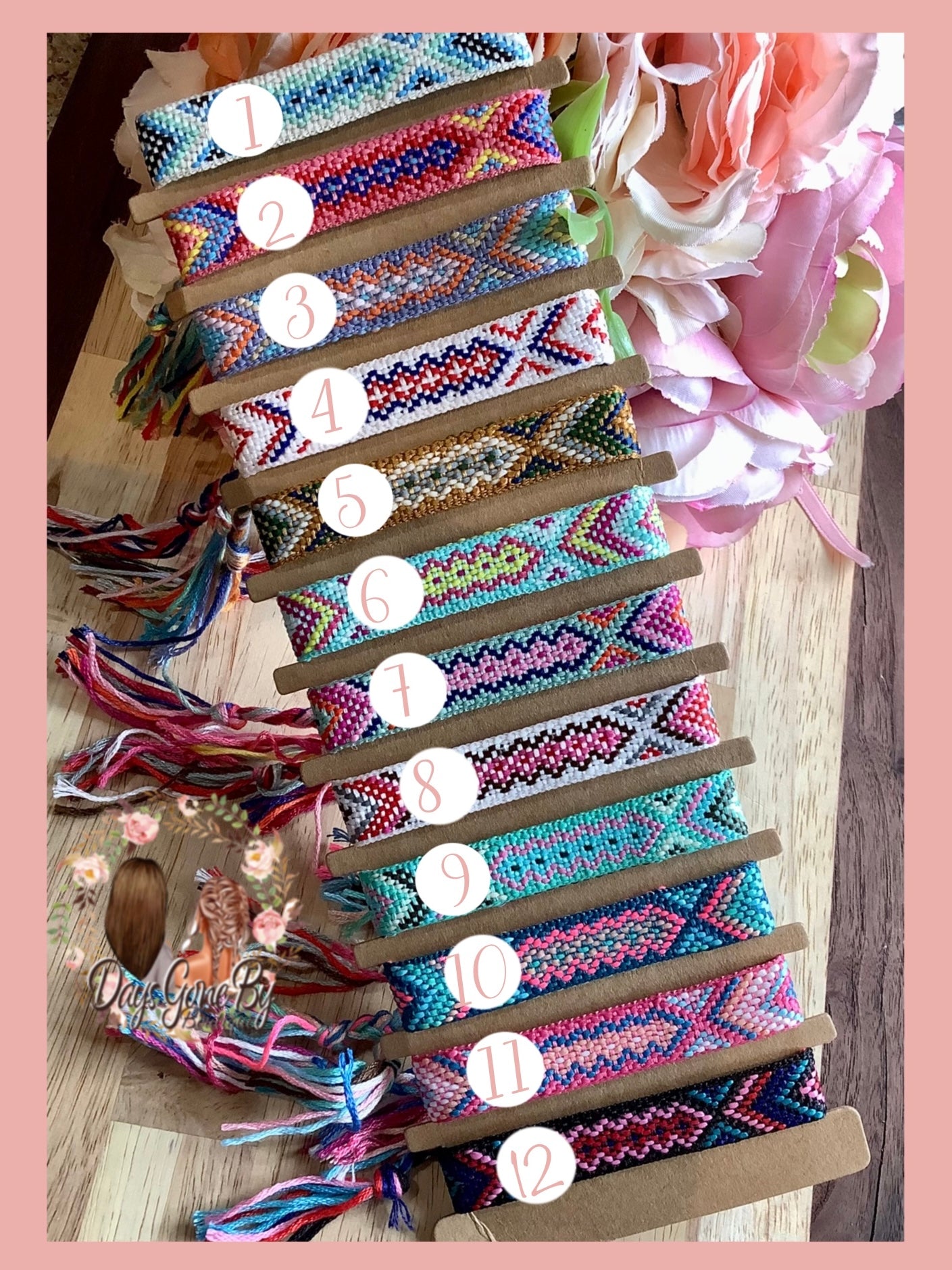 Multicolor Summer Fashion Bohemian Embroidery Handwoven Bracelet